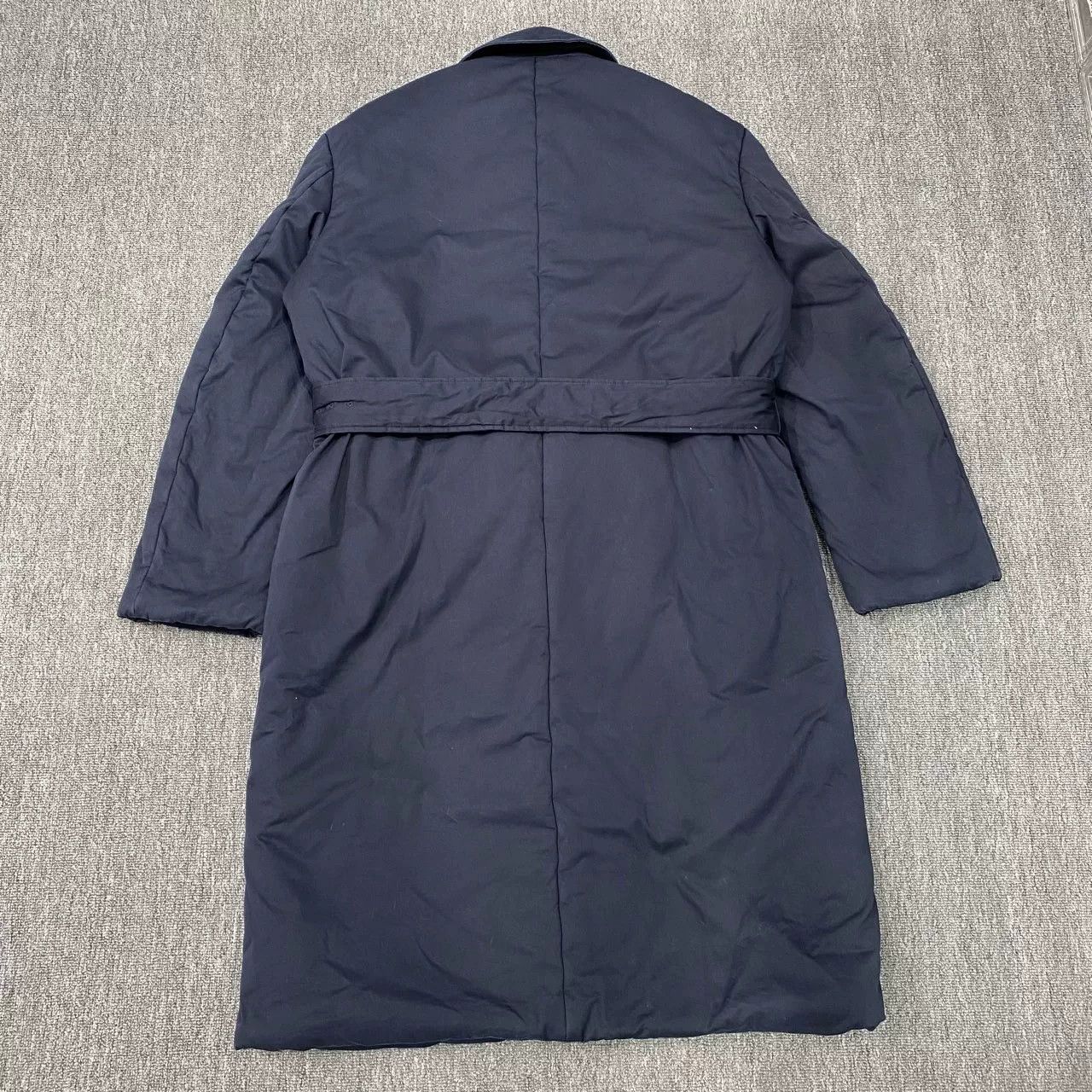 Balenciaga Balenciaga Blue Cotton Coat Outerwear Size US M / EU 48-50 / 2 - 2 Thumbnail