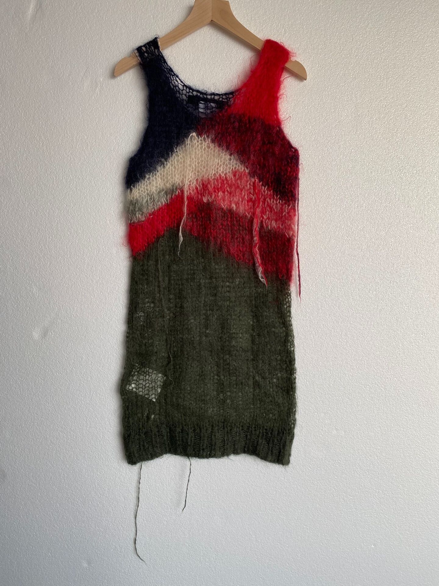 Junya Watanabe junya watanabe punk knit sleeveless vest Size US S / EU 44-46 / 1 - 2 Thumbnail