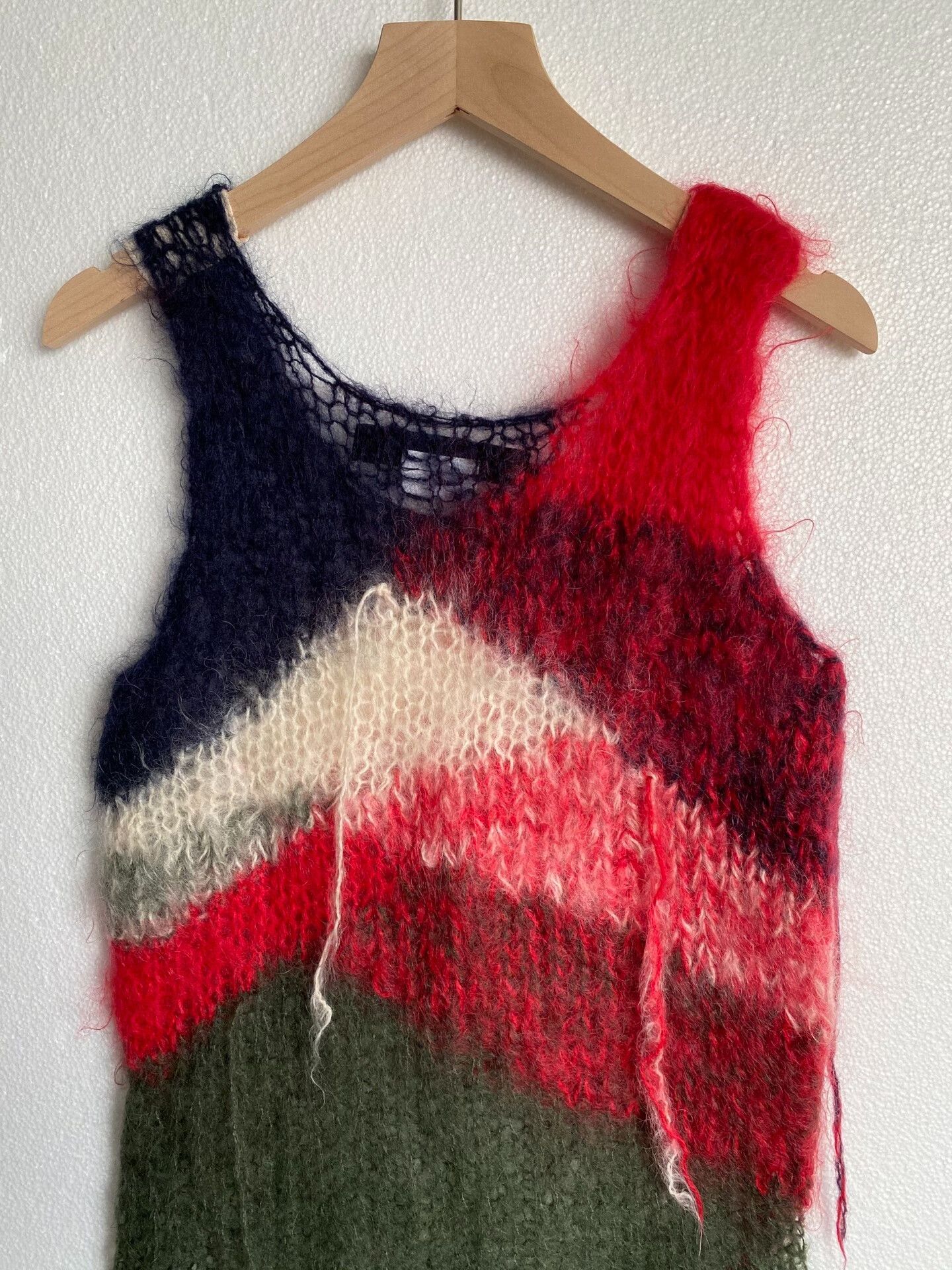 Junya Watanabe junya watanabe punk knit sleeveless vest Size US S / EU 44-46 / 1 - 5 Thumbnail