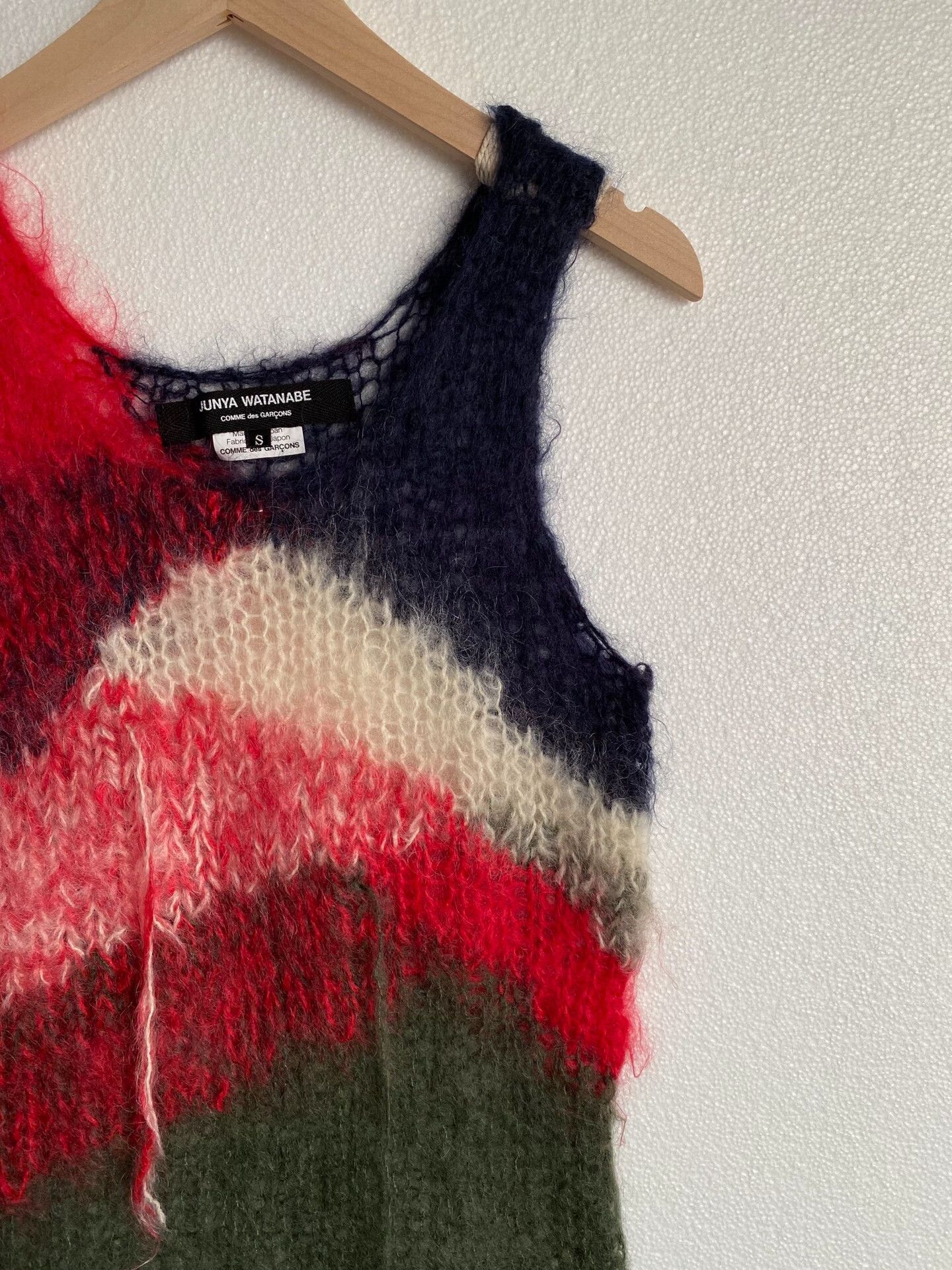 Junya Watanabe junya watanabe punk knit sleeveless vest Size US S / EU 44-46 / 1 - 3 Thumbnail