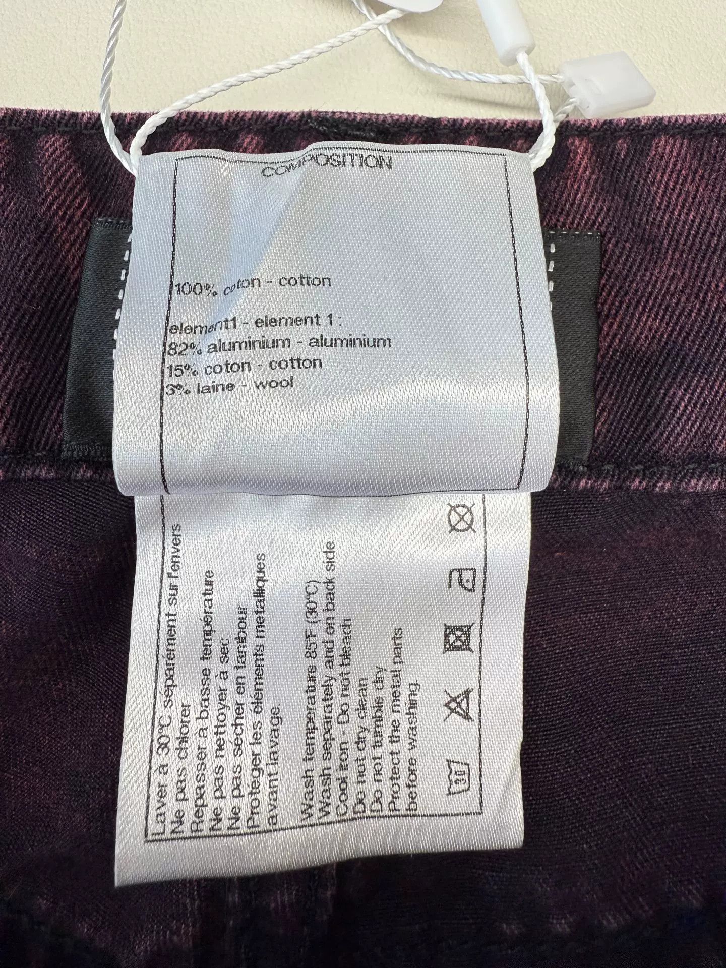 Chanel chanel purple denim pants size 38 Size US 38 / EU 54 - 5 Thumbnail