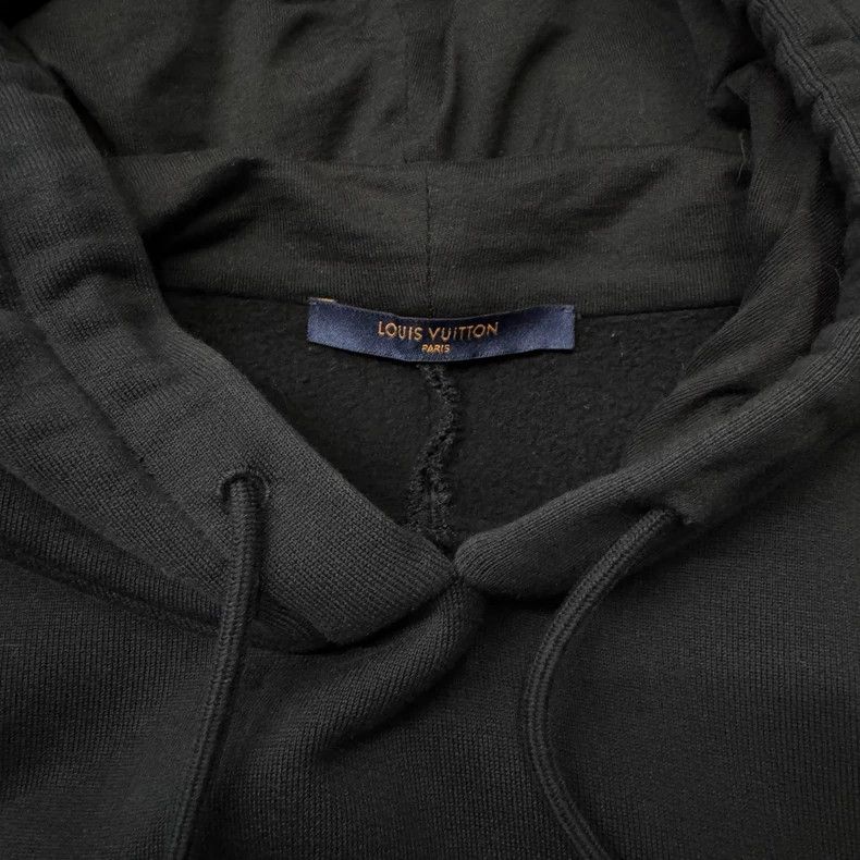 Louis Vuitton LV Black Logo Print Hoodie Size US L / EU 52-54 / 3 - 5 Thumbnail