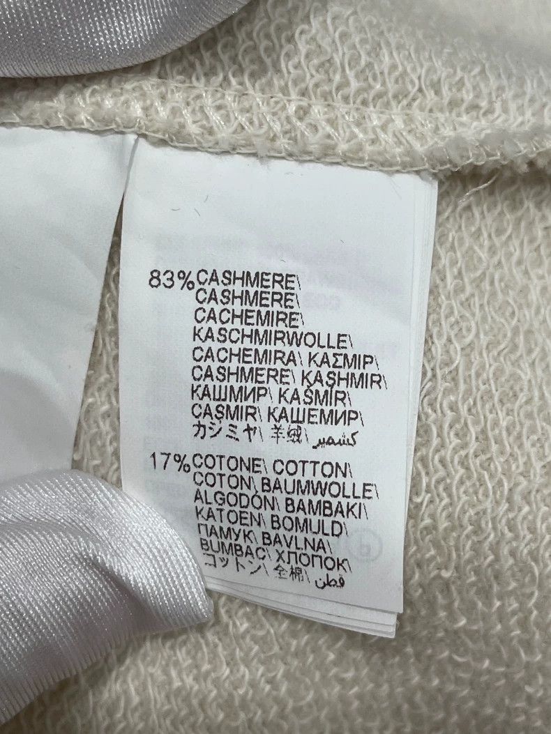 Brunello Cucinelli Brunello Cucinelli Beige Cashmere Hoodie M Size US M / EU 48-50 / 2 - 5 Thumbnail