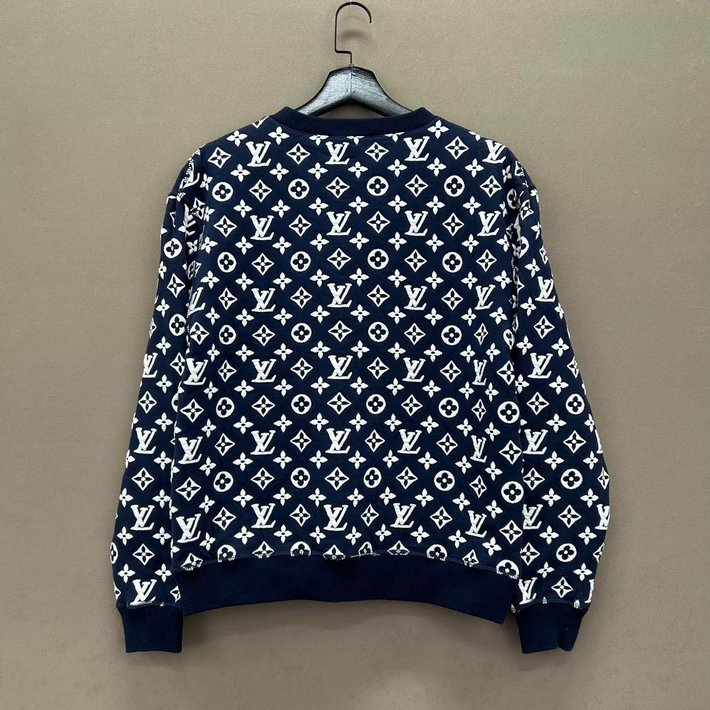 Louis Vuitton Louis Vuitton Blue Logo Print Sweatshirt Size US XS / EU 42 / 0 - 2 Thumbnail