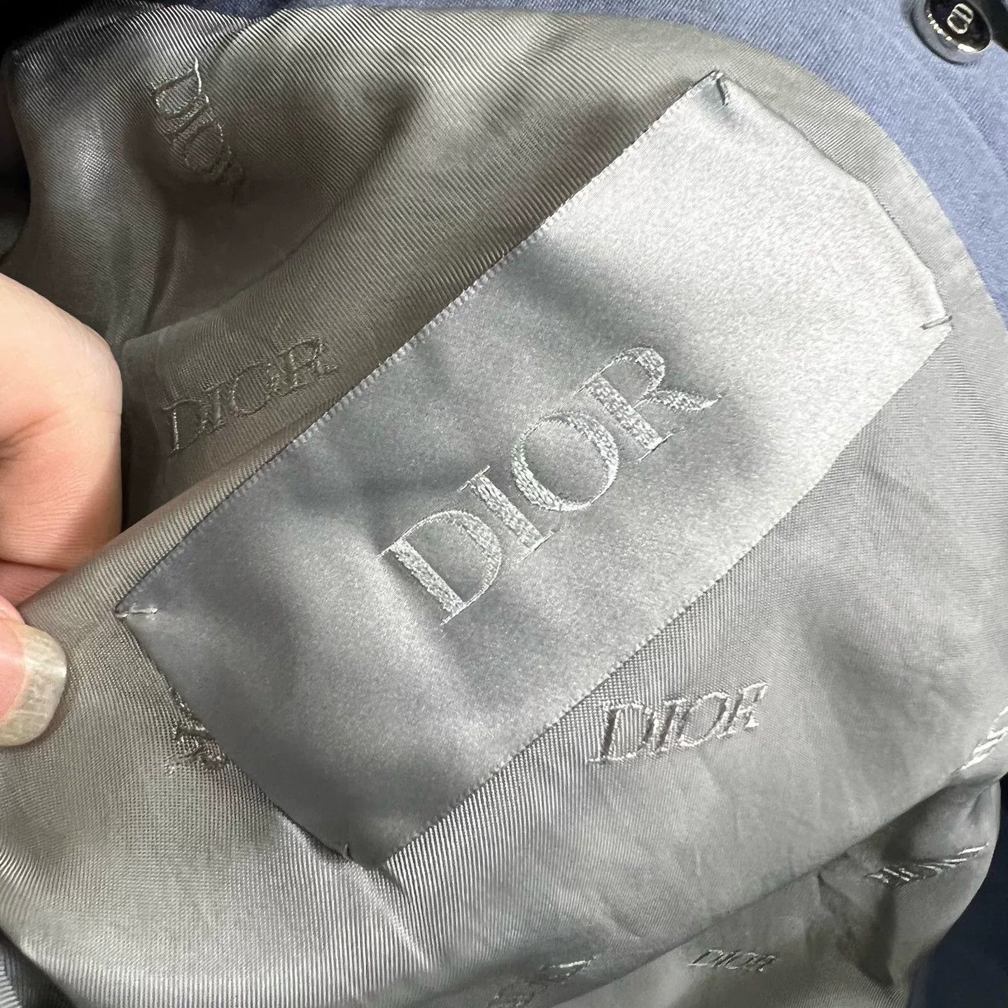 Dior Dior Gray Outerwear Jacket Size 52 Size US XL / EU 56 / 4 - 4 Thumbnail