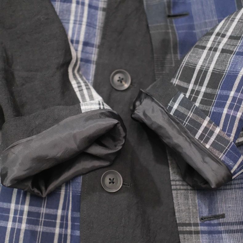 Yohji Yamamoto Yohji Yamamoto 21SS Linen Plaid Blazer Size US M / EU 48-50 / 2 - 7 Thumbnail