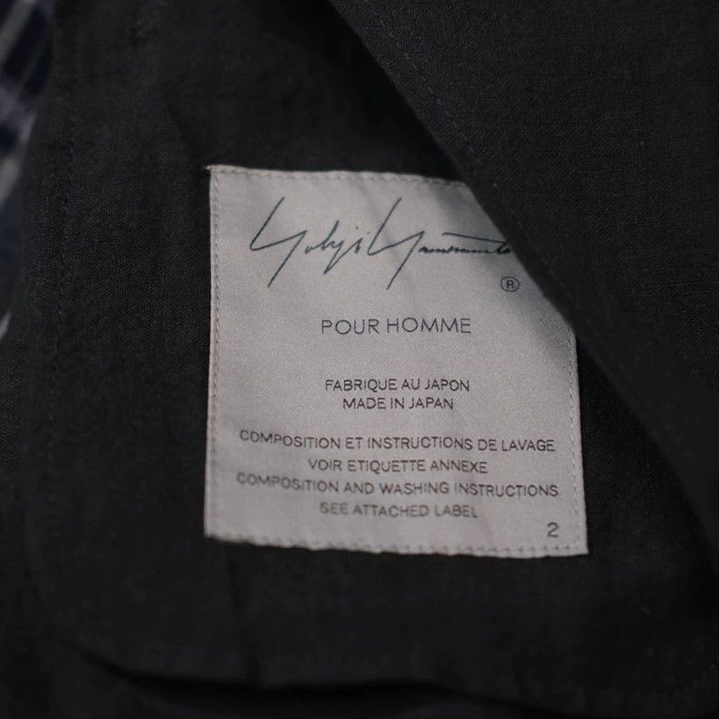 Yohji Yamamoto Yohji Yamamoto 21SS Linen Plaid Blazer Size US M / EU 48-50 / 2 - 8 Thumbnail