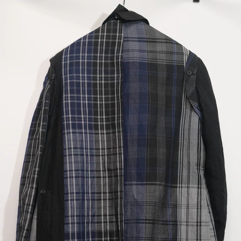 Yohji Yamamoto Yohji Yamamoto 21SS Linen Plaid Blazer Size US M / EU 48-50 / 2 - 4 Thumbnail