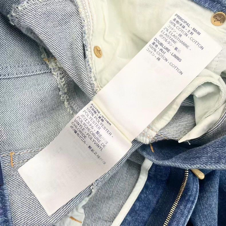Louis Vuitton Louis Vuitton Monogram Denim Jeans 38 Size US 38 / EU 54 - 7 Thumbnail