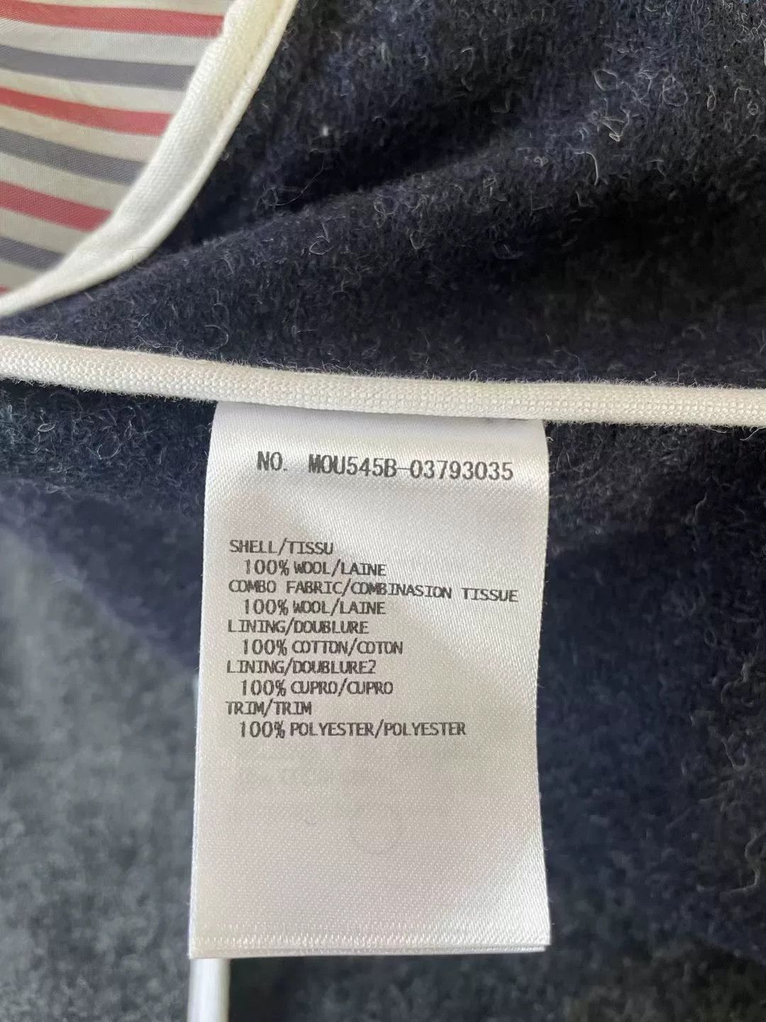 Thom Browne thom browne wool coat with unique design Size US XS / EU 42 / 0 - 6 Thumbnail