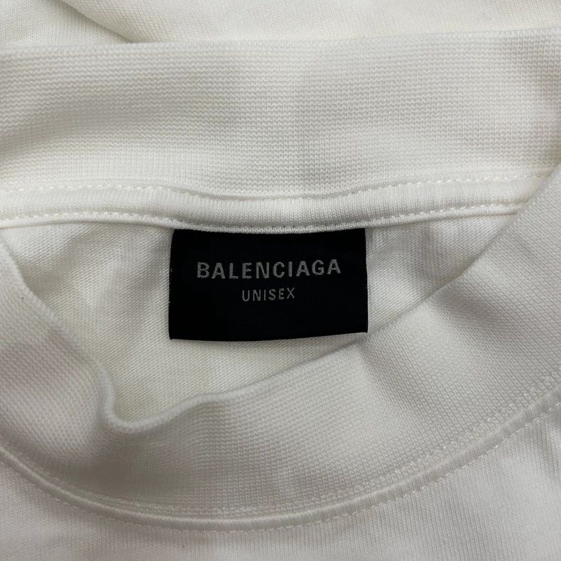 Balenciaga Balenciaga Washed Distressed Short Sleeve Size US XS / EU 42 / 0 - 3 Thumbnail