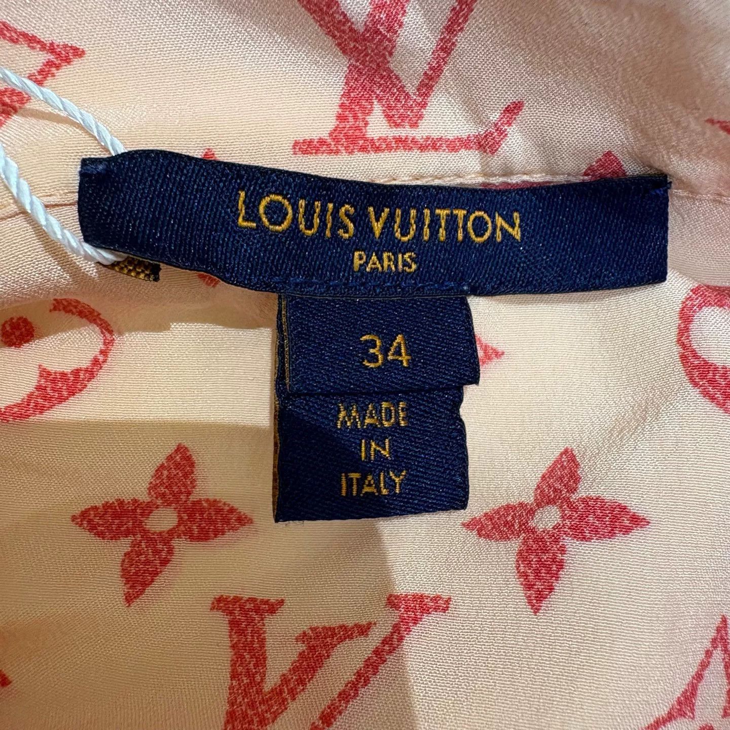 Louis Vuitton Louis Vuitton Silk Monogram Shirt Size S / US 4 / IT 40 - 7 Thumbnail