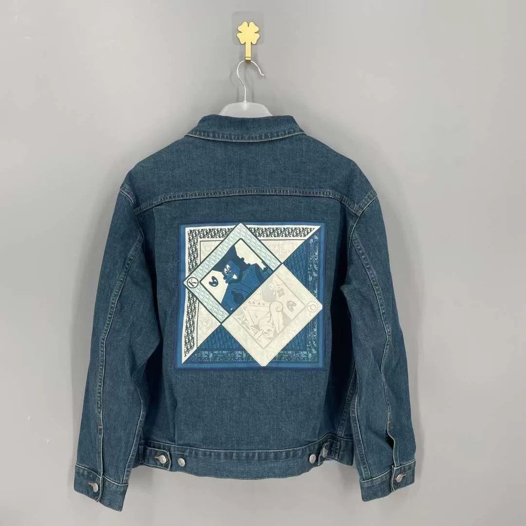 Dior DIOR x KENNY Denim Jacket Size US M / EU 48-50 / 2 - 2 Thumbnail