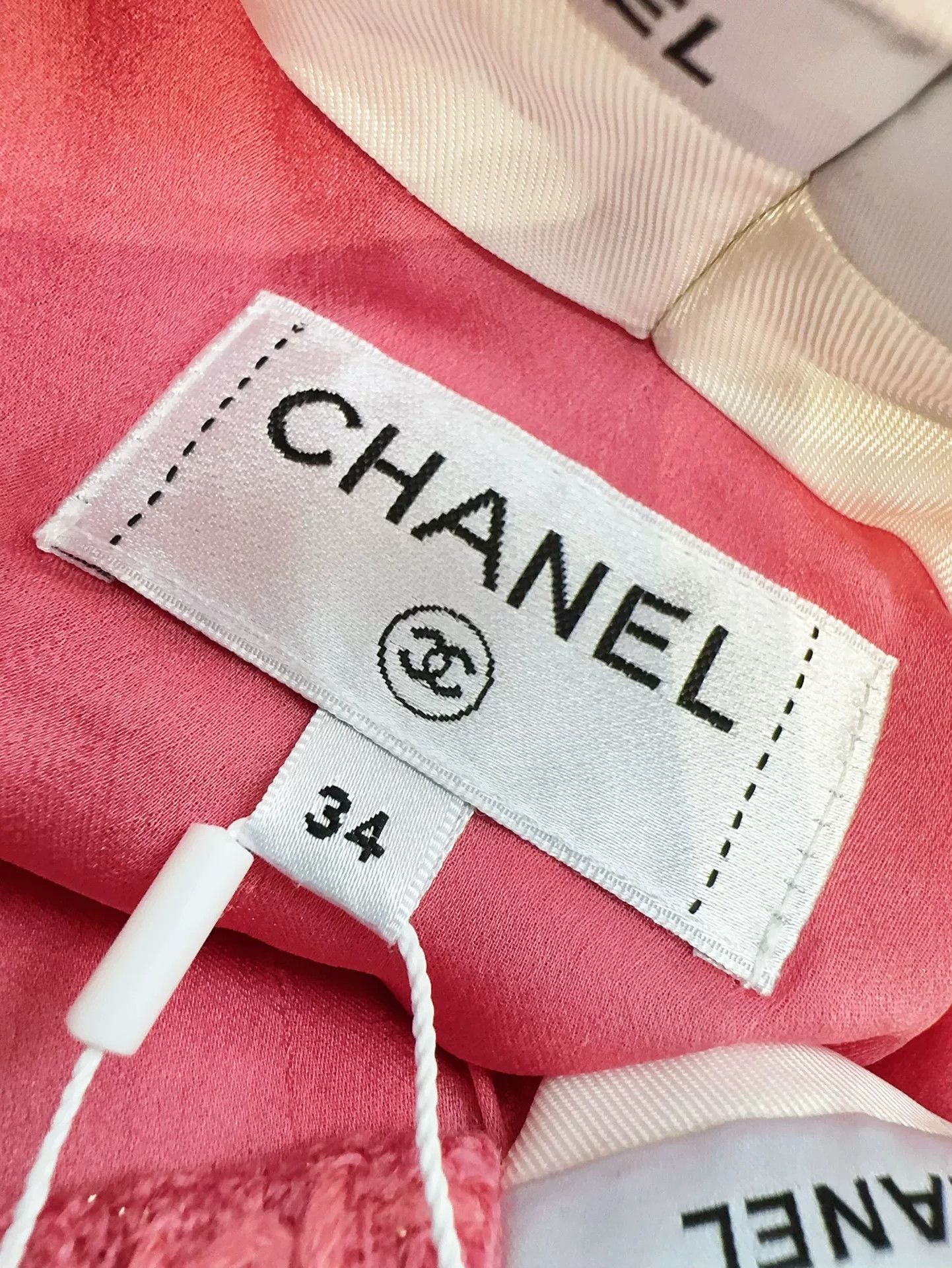 Chanel chanel pink woven long pants size 34 Size US 34 / EU 50 - 5 Thumbnail