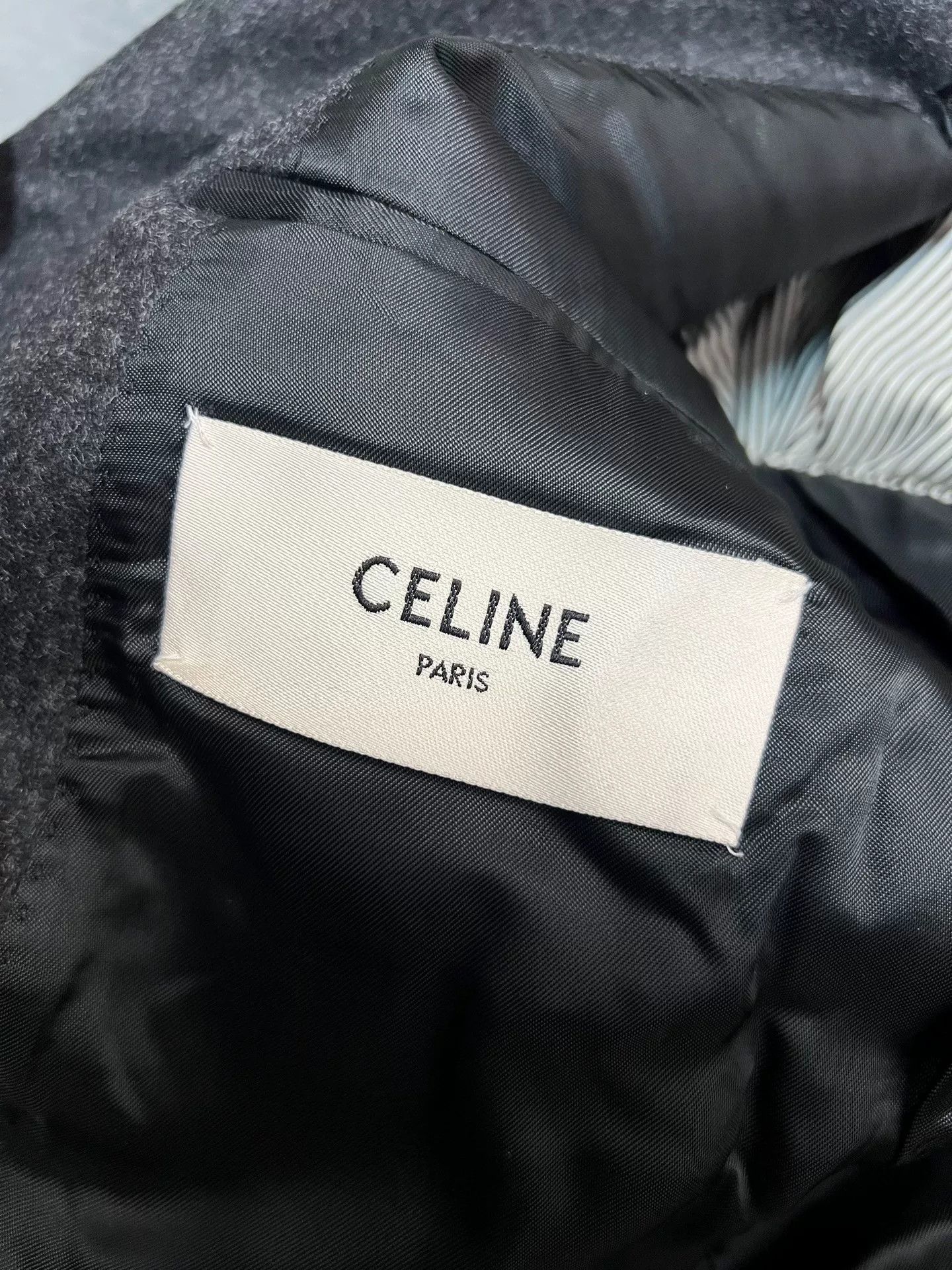 Celine celine double-breasted gray jacket with gold buttons Size US M / EU 48-50 / 2 - 4 Thumbnail