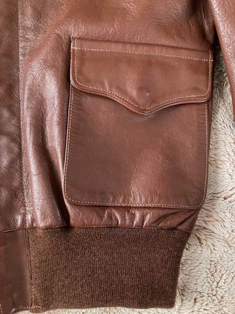 The Real McCoy's brown leather A2 jacket by The Real McCoy's Size US M / EU 48-50 / 2 - 8 Thumbnail