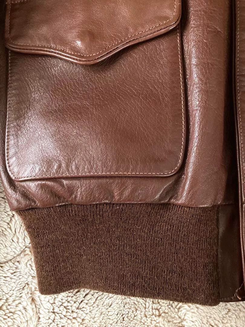 The Real McCoy's brown leather A2 jacket by The Real McCoy's Size US M / EU 48-50 / 2 - 7 Thumbnail