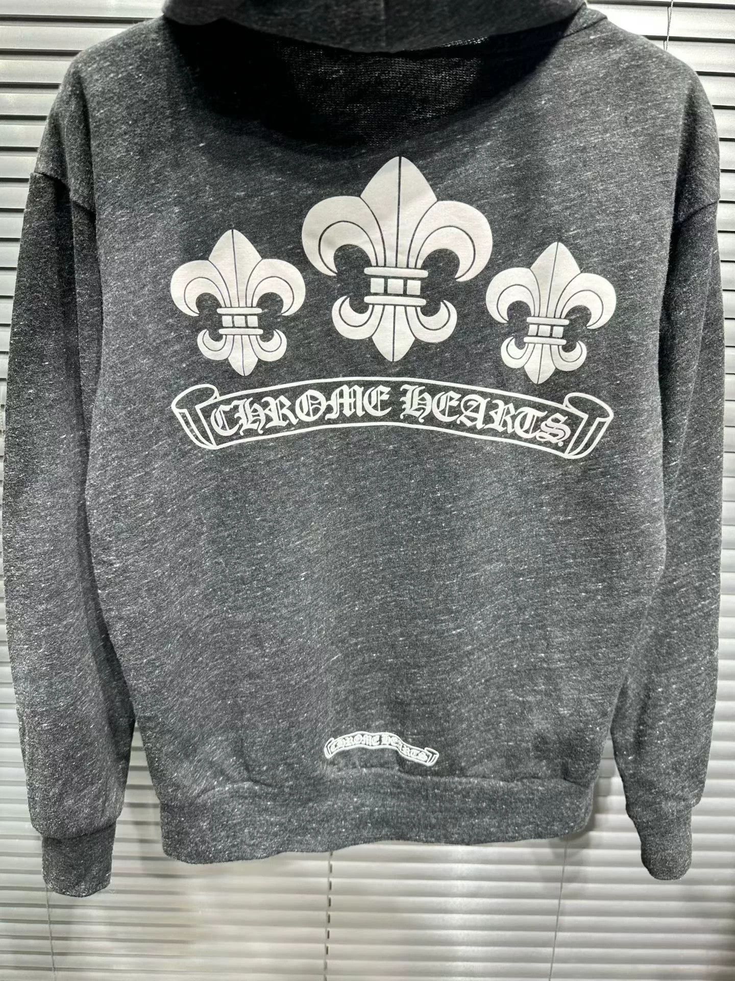 Chrome Hearts Chrome Hearts Gray Zip-Up Hoodie XS Size US XS / EU 42 / 0 - 3 Thumbnail
