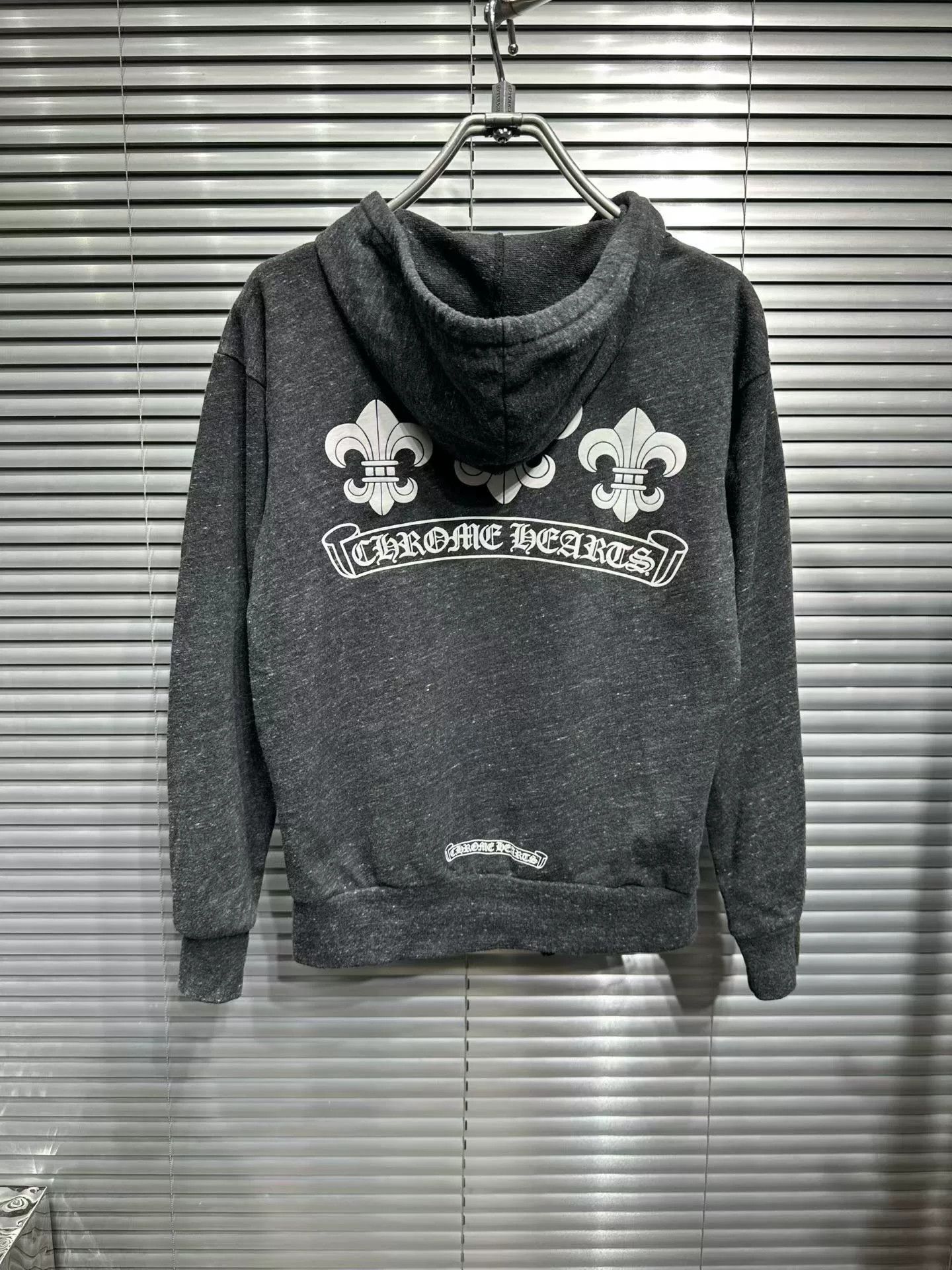 Chrome Hearts Chrome Hearts Gray Zip-Up Hoodie XS Size US XS / EU 42 / 0 - 2 Thumbnail