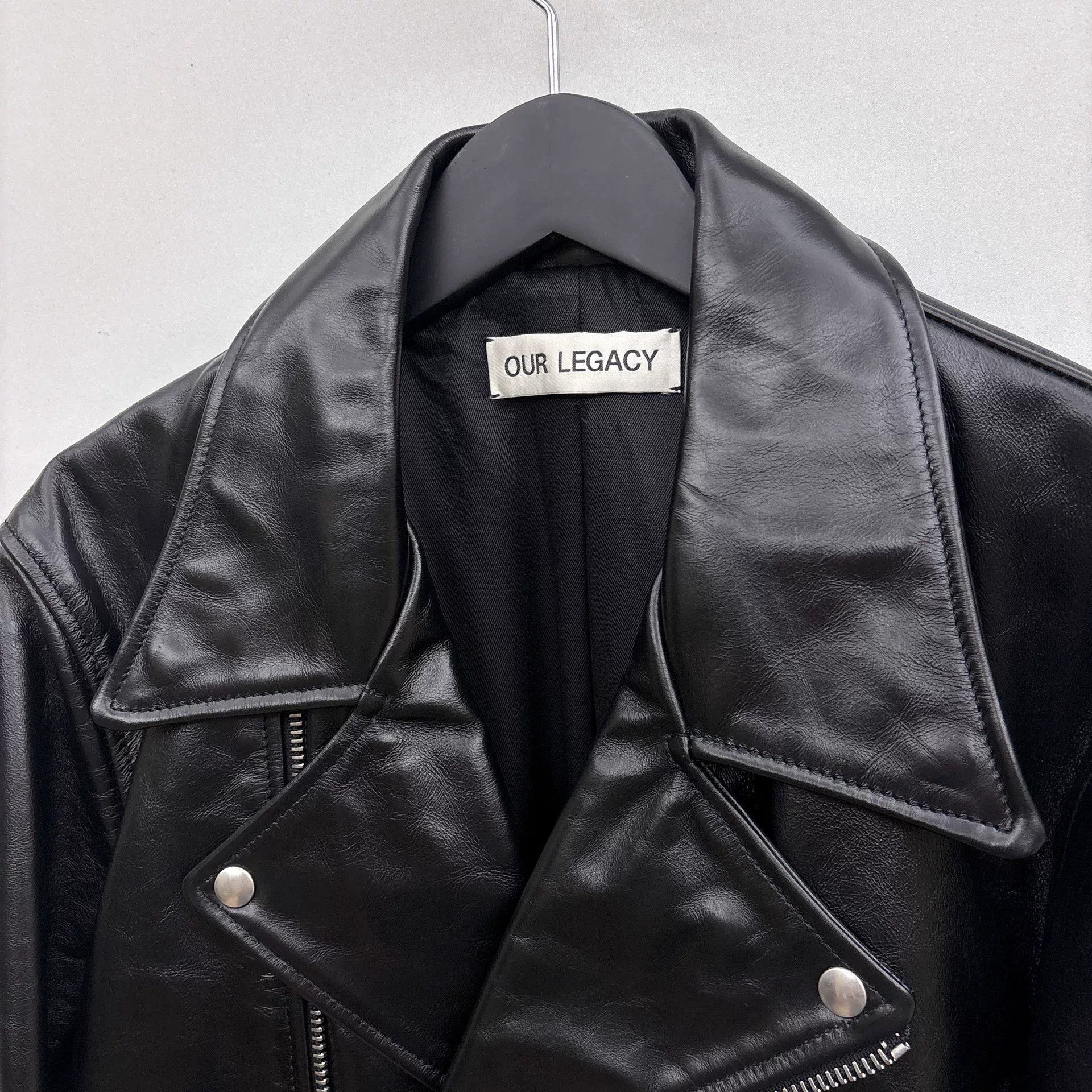 Our Legacy OUR LEGACY Leather Biker Jacket Size US L / EU 52-54 / 3 - 2 Thumbnail