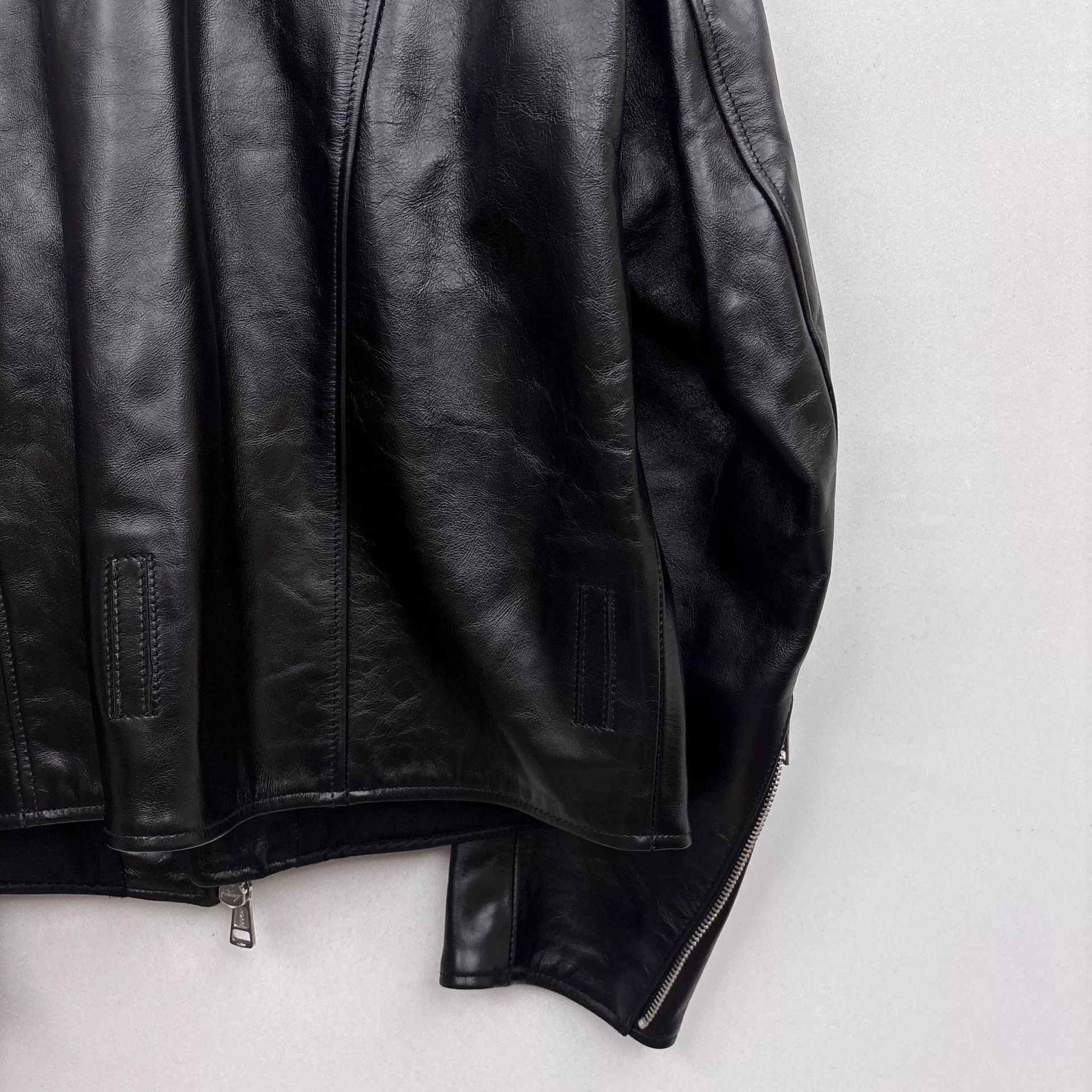 Our Legacy OUR LEGACY Leather Biker Jacket Size US L / EU 52-54 / 3 - 6 Thumbnail