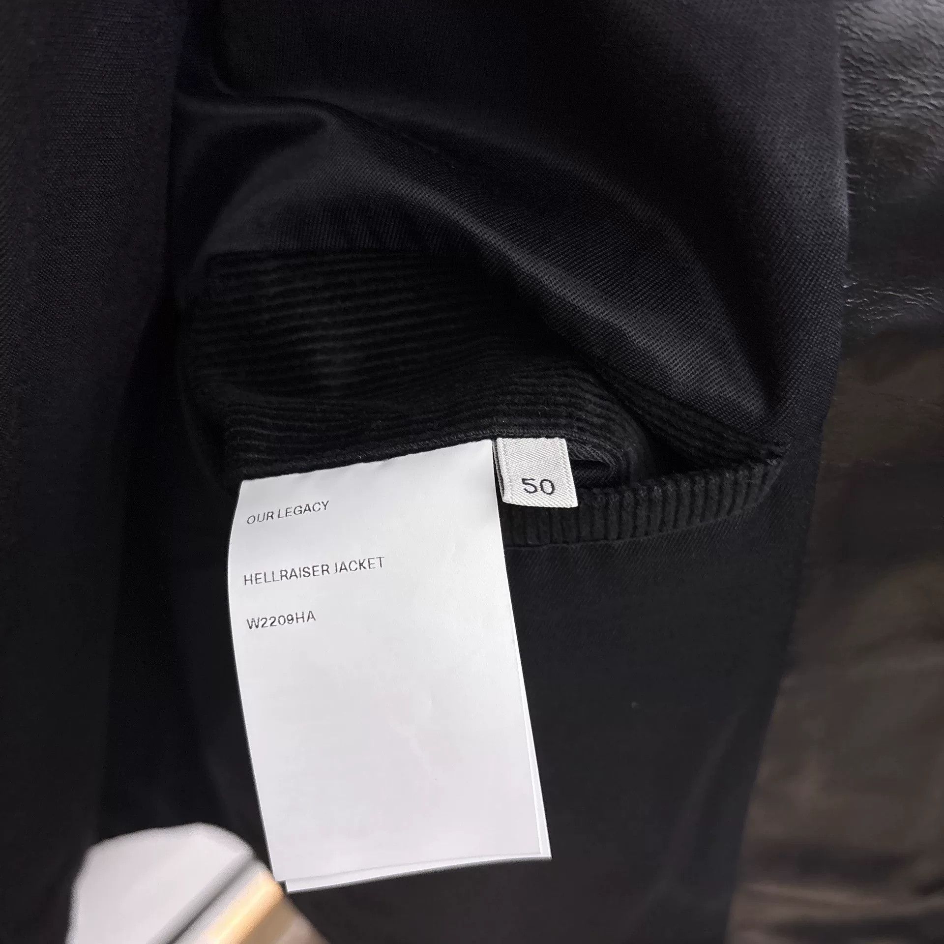 Our Legacy OUR LEGACY Leather Biker Jacket Size US L / EU 52-54 / 3 - 8 Thumbnail