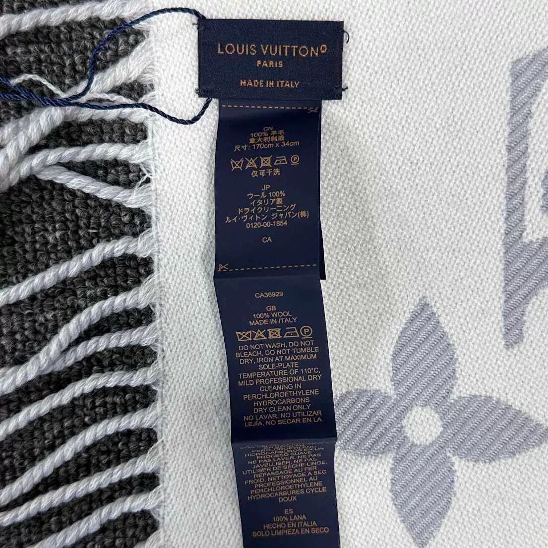 Louis Vuitton Louis Vuitton Double-sided Print Scarf Size ONE SIZE - 4 Thumbnail
