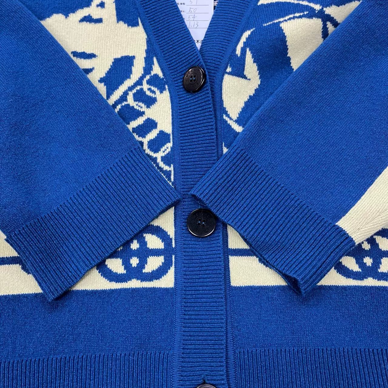 Hermes Hermes Blue War Horse Cardigan Size US XS / EU 42 / 0 - 6 Thumbnail