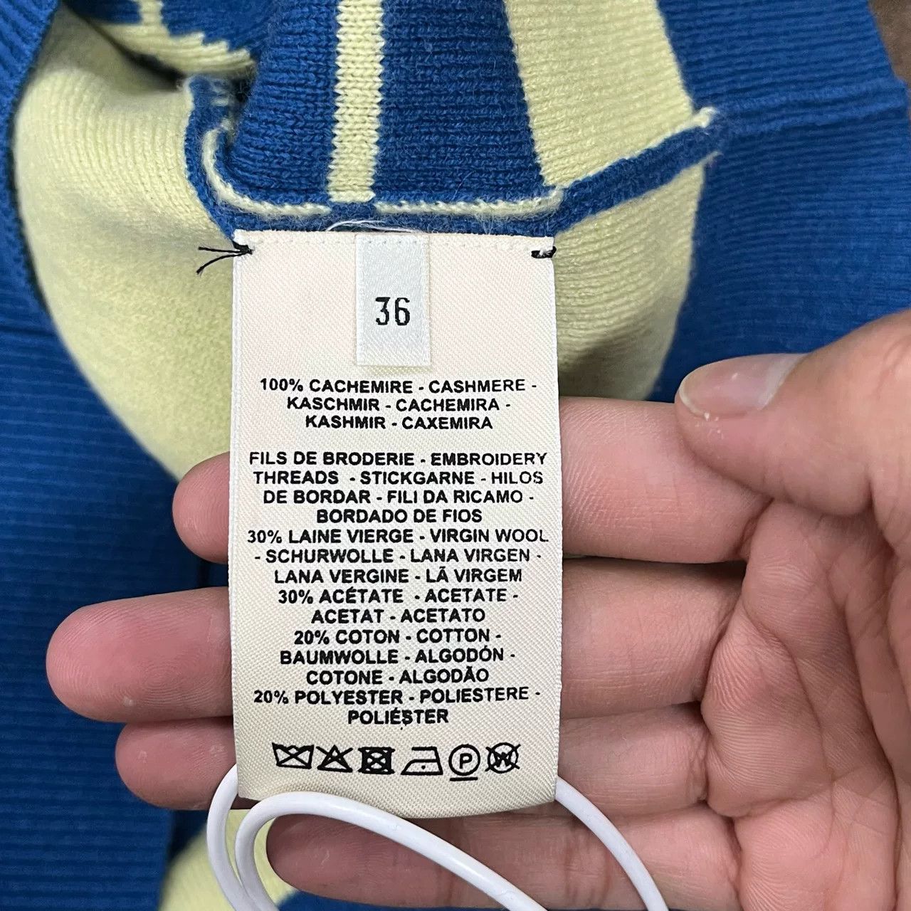 Hermes Hermes Blue War Horse Cardigan Size US XS / EU 42 / 0 - 8 Thumbnail