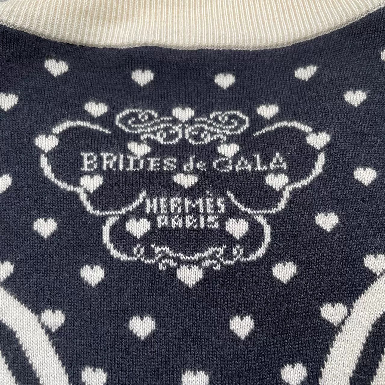 Hermes HERMES Black Knit Cardigan Coat Size US XS / EU 42 / 0 - 5 Thumbnail