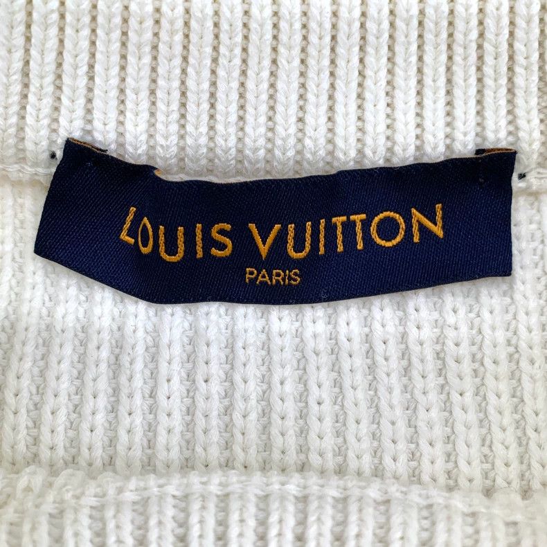 Louis Vuitton Louis Vuitton Logo Embroidered Cotton Sweater Size US XS / EU 42 / 0 - 5 Thumbnail