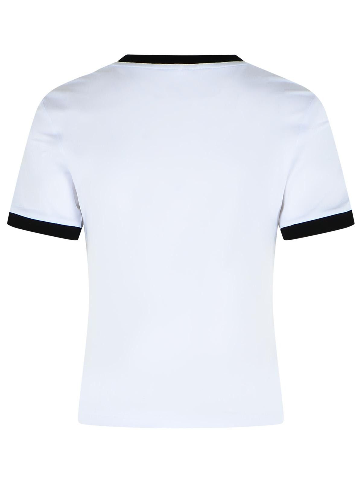 Versace VERSACE White Viscose T-Shirt Size S / US 4 / IT 40 - 3 Thumbnail