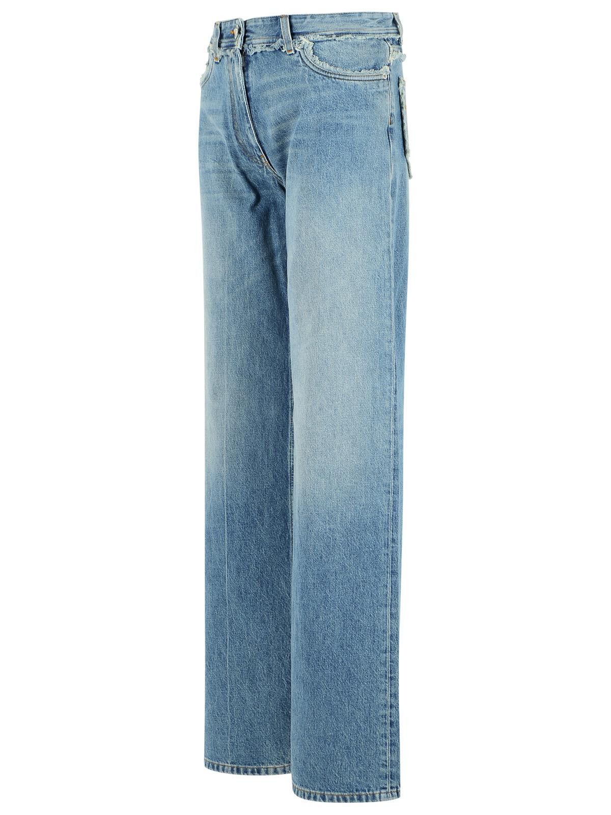 Versace VERSACE Blue Cotton Jeans Size 27" / US 4 / IT 40 - 2 Thumbnail