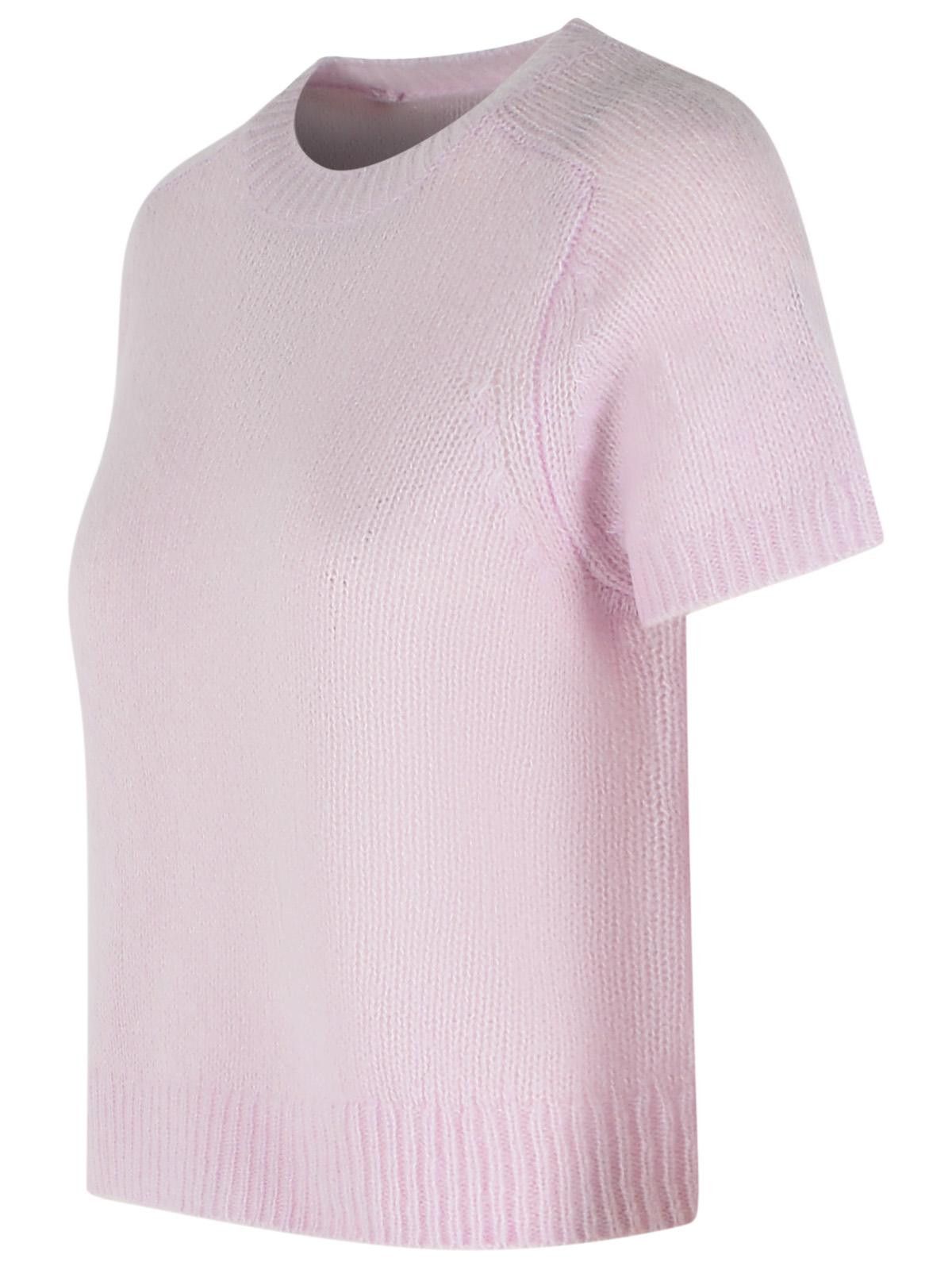 Lisa Yang LISA YANG 'Siona' Soft Dahlia Cashmere And Silk T-Shirt Size M / US 6-8 / IT 42-44 - 2 Thumbnail