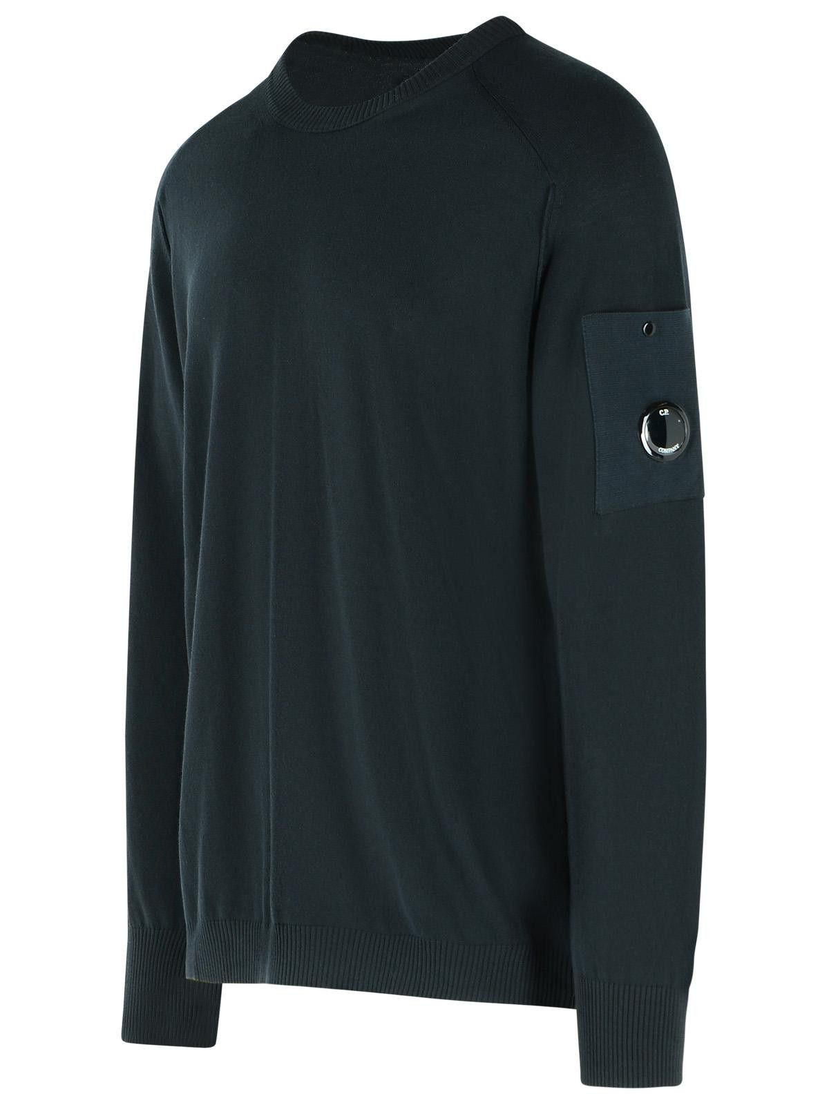 C.P. COMPANY Black Cotton Sweater