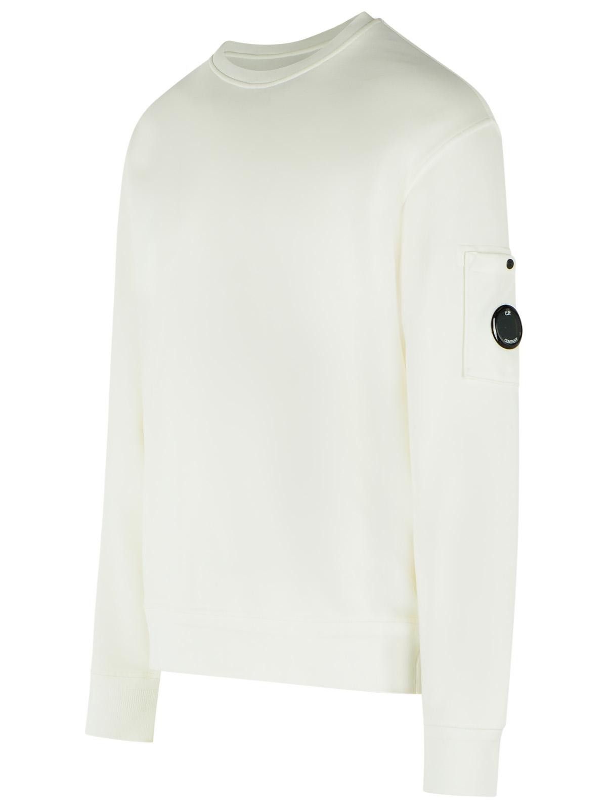 C.P. Company C.P. COMPANY White Cotton Sweatshirt Size US XL / EU 56 / 4 - 2 Thumbnail