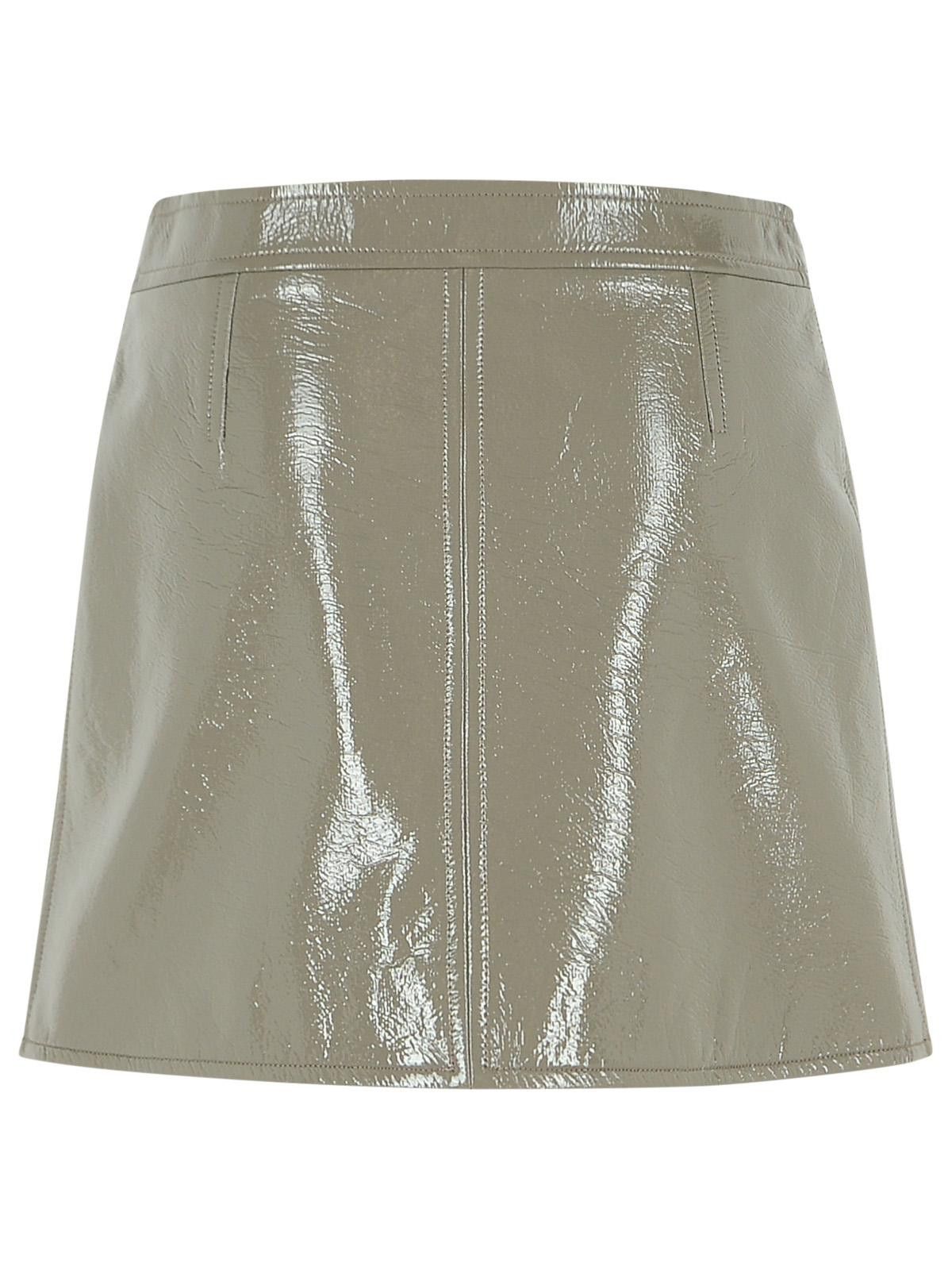 Courreges COURREGES 'Reedition' Grey Polyester Blend Miniskirt Size 28" / US 6 / IT 42 - 3 Thumbnail