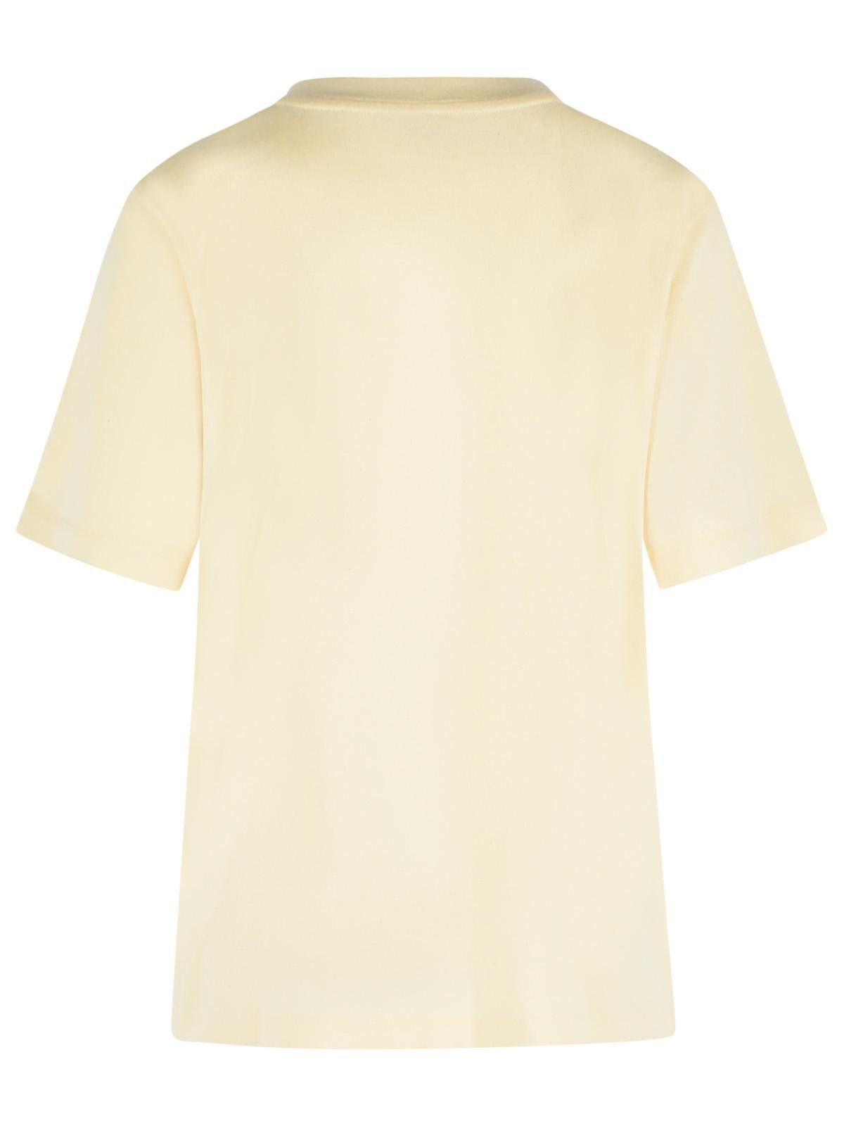 KHAITE KHAITE 'Allen' Cream Silk T-Shirt Size S / US 4 / IT 40 - 3 Thumbnail