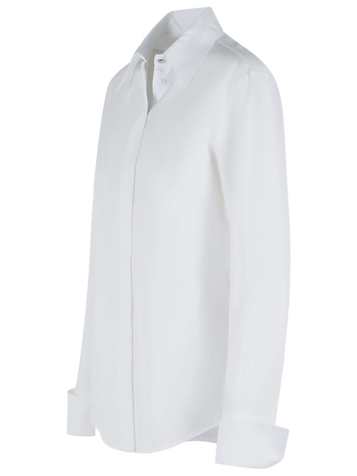 Sportmax SPORTMAX White Cotton Shirt Size M / US 6-8 / IT 42-44 - 2 Thumbnail