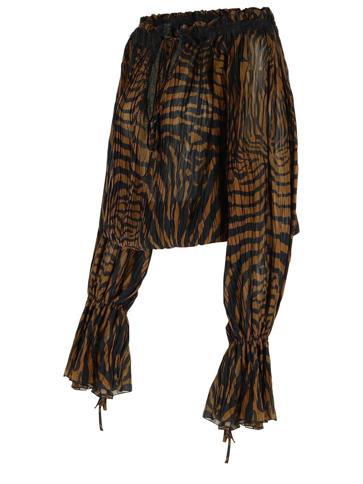 Blumarine BLUMARINE Brown Viscose Blouse Size XS / US 0-2 / IT 36-38 - 2 Thumbnail