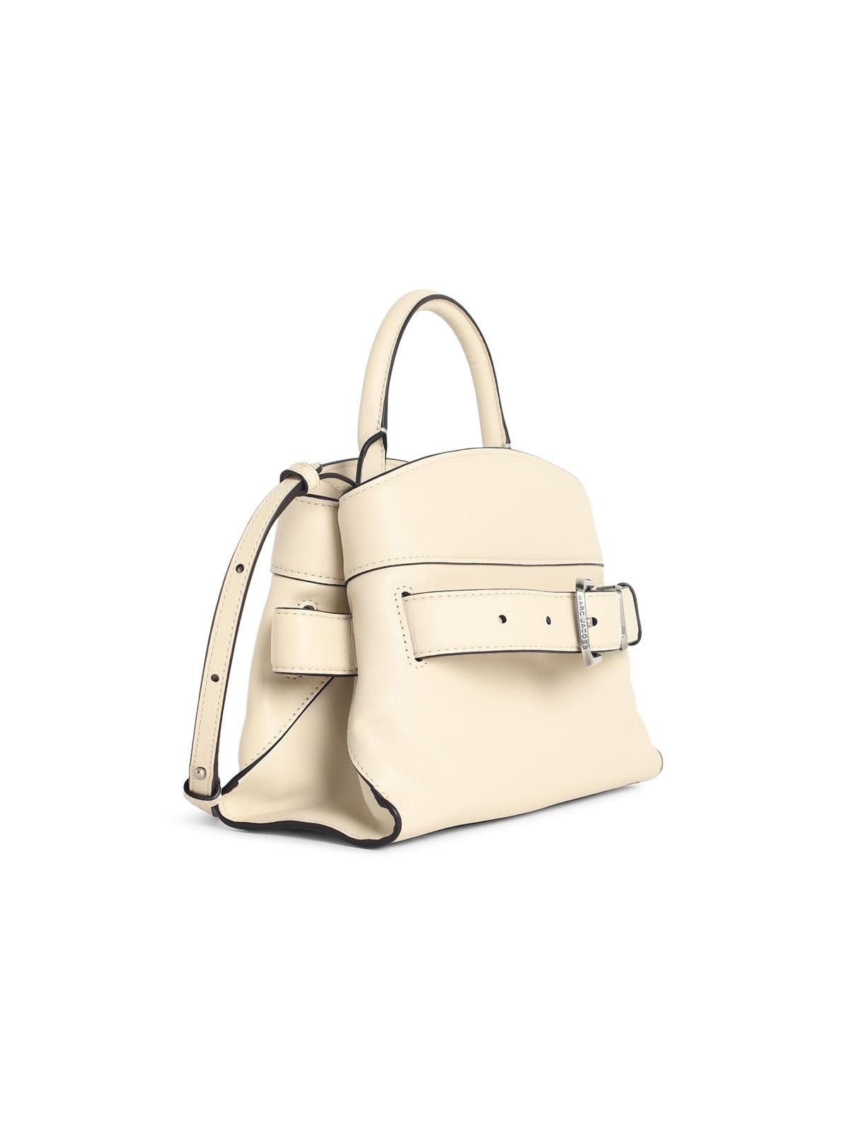 Marc Jacobs MARC JACOBS (THE) 'The Small Satchel' White Leather Bag Size ONE SIZE - 2 Thumbnail