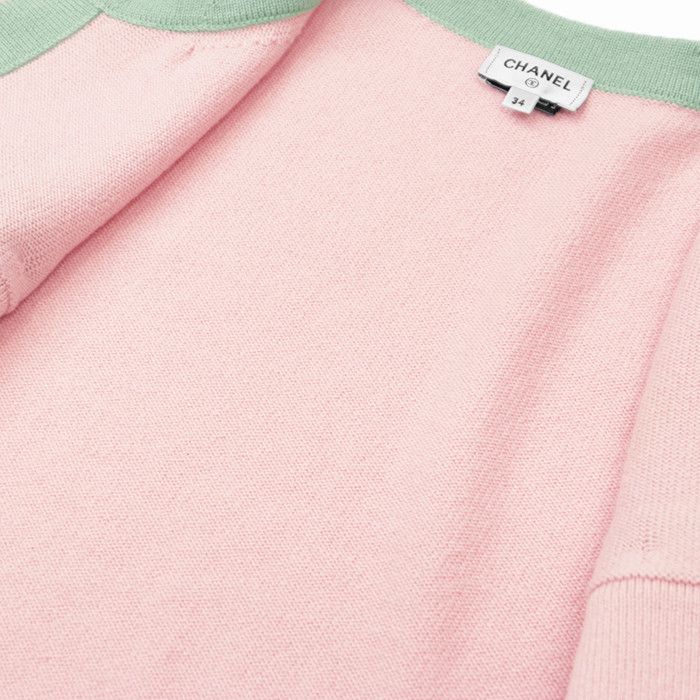 Chanel Chanel Chanel P76463 Cashmere Knit Cardigan Natural Material Tops P76463 DUTY FREE for USA Size ONE SIZE - 12 Thumbnail