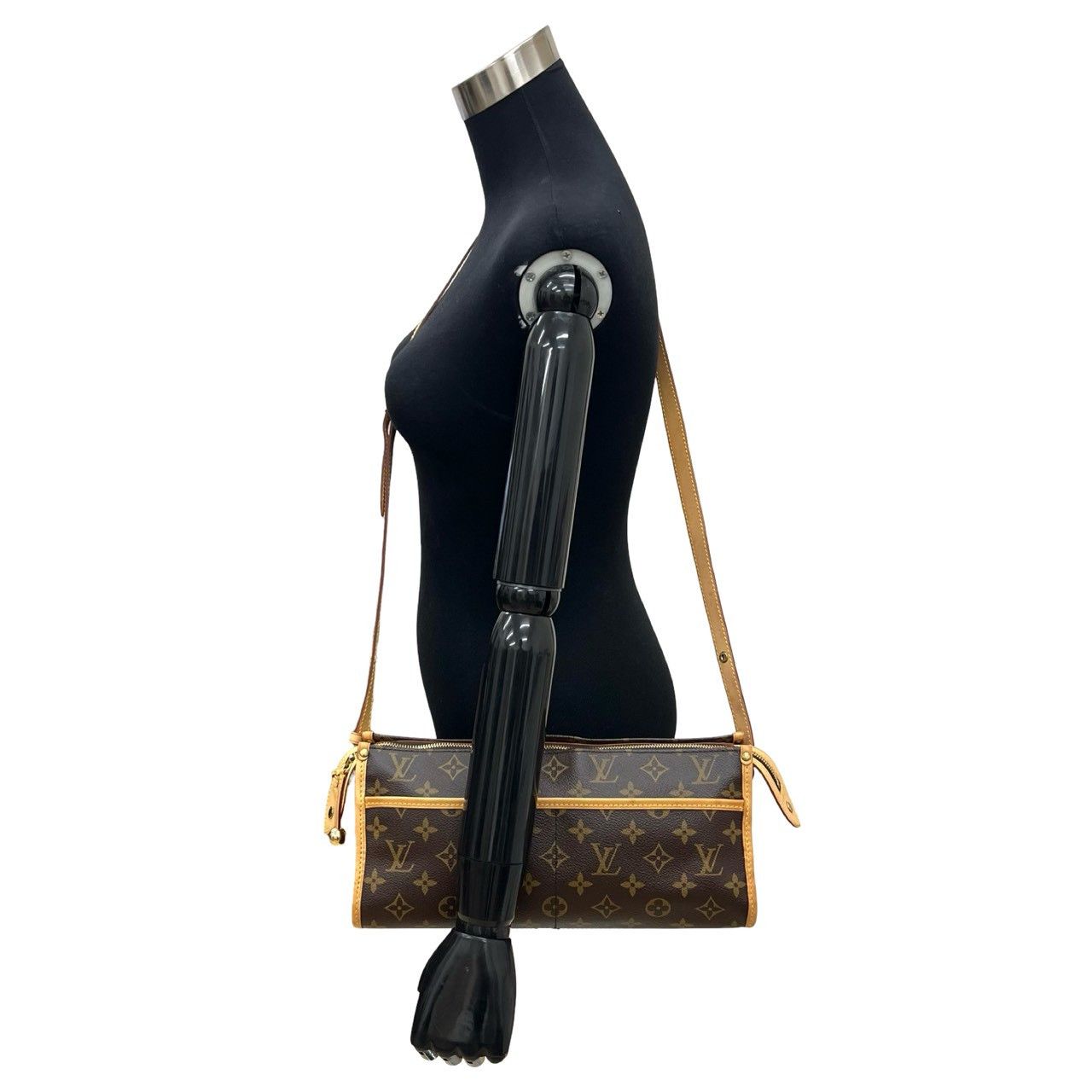 Louis Vuitton Louis Vuitton Louis Vuitton Popincourt Long Monogram Leather Shoulder Bag Canvas Shoulder Bag DUTY FREE for USA Size ONE SIZE - 3 Thumbnail