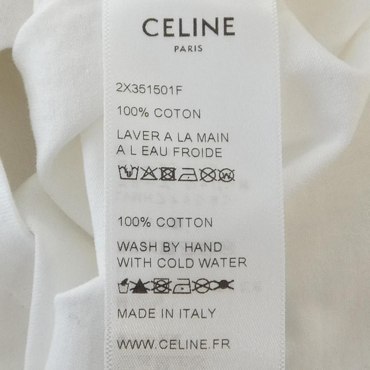 Celine Celine Celine T-shirt Cotton T-Shirts 2X351501F DUTY FREE for USA Size ONE SIZE - 3 Thumbnail