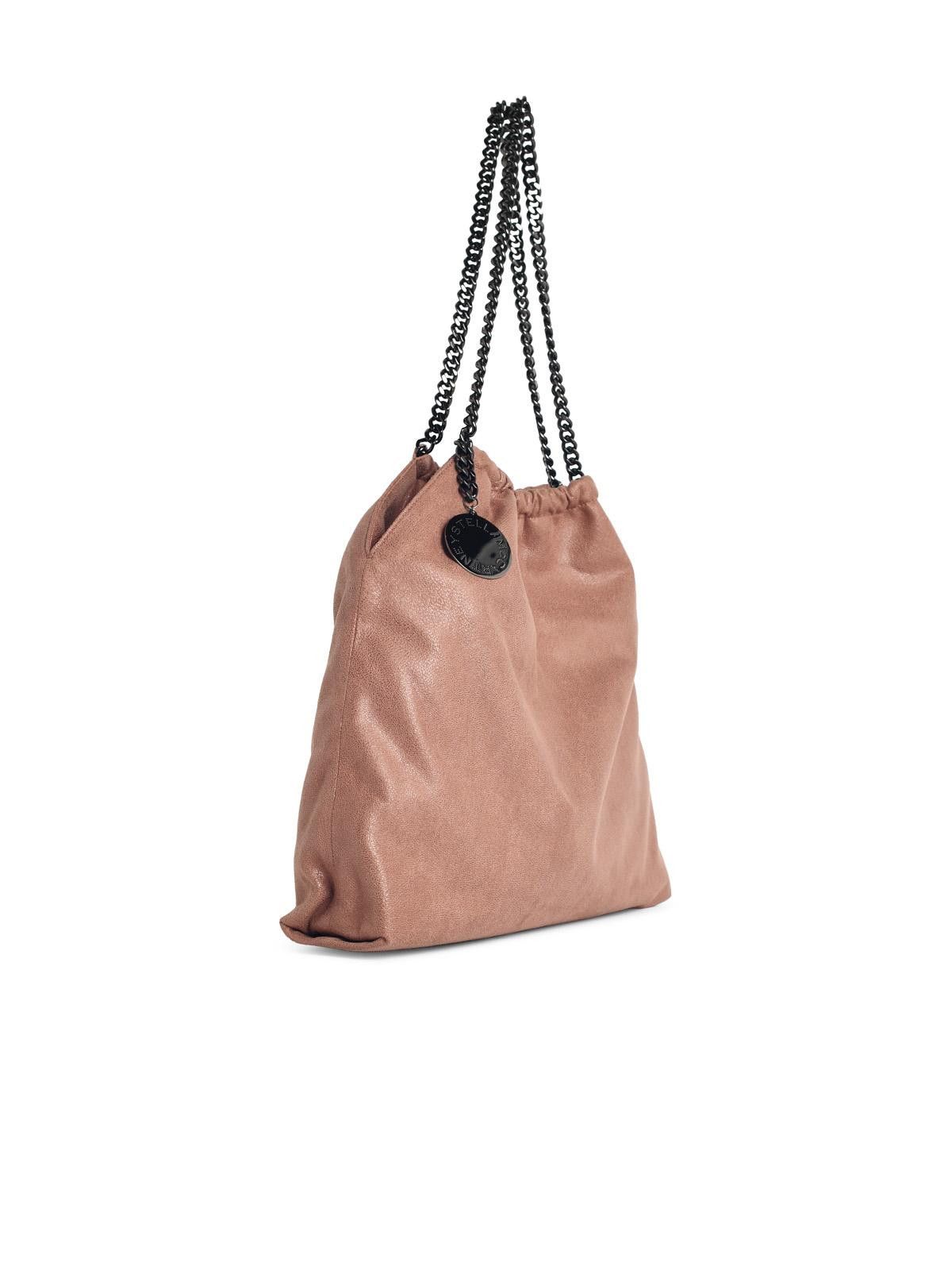 Stella McCartney STELLA McCARTNEY 'Falabella' Shoulder Bag With Drawstring In 'Shaggy Deer' Terra Di Siena Color Size ONE SIZE - 2 Thumbnail
