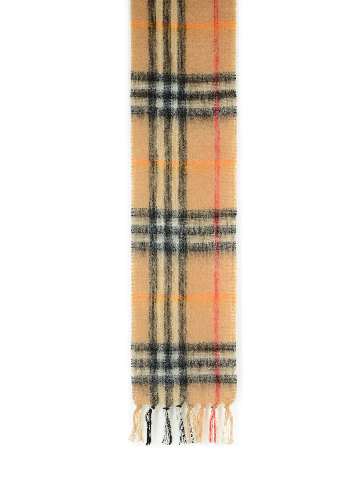 Burberry BURBERRY Beige Mohair And Wool Scarf Size ONE SIZE - 2 Thumbnail