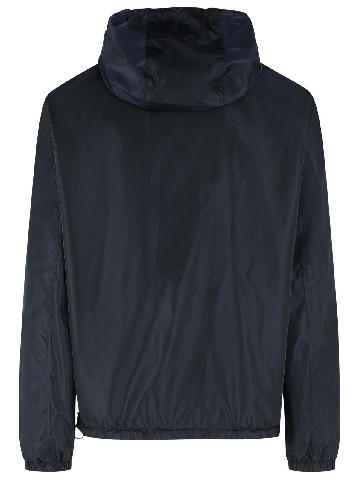 Burberry BURBERRY Dark Blue Polyester Reversible Jacket Size US L / EU 52-54 / 3 - 3 Thumbnail