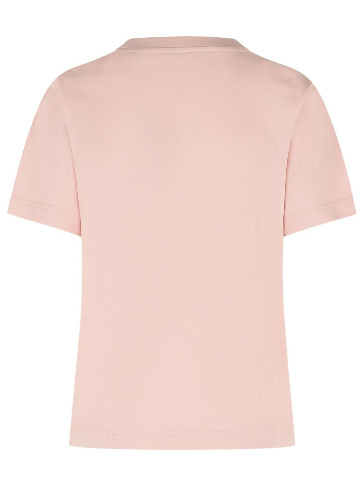 Burberry BURBERRY 'Frankie' Pink Cotton T-Shirt Size L / US 10 / IT 46 - 3 Thumbnail