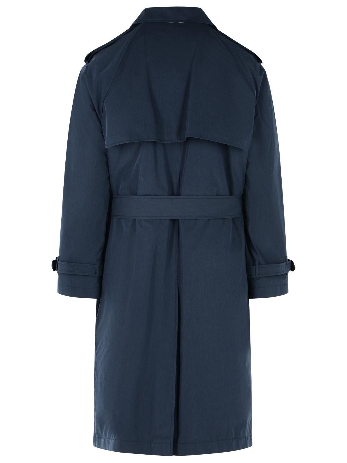Burberry BURBERRY 'Highbury' Navy Polyester Blend Trench Coat Size US XL / EU 56 / 4 - 3 Thumbnail