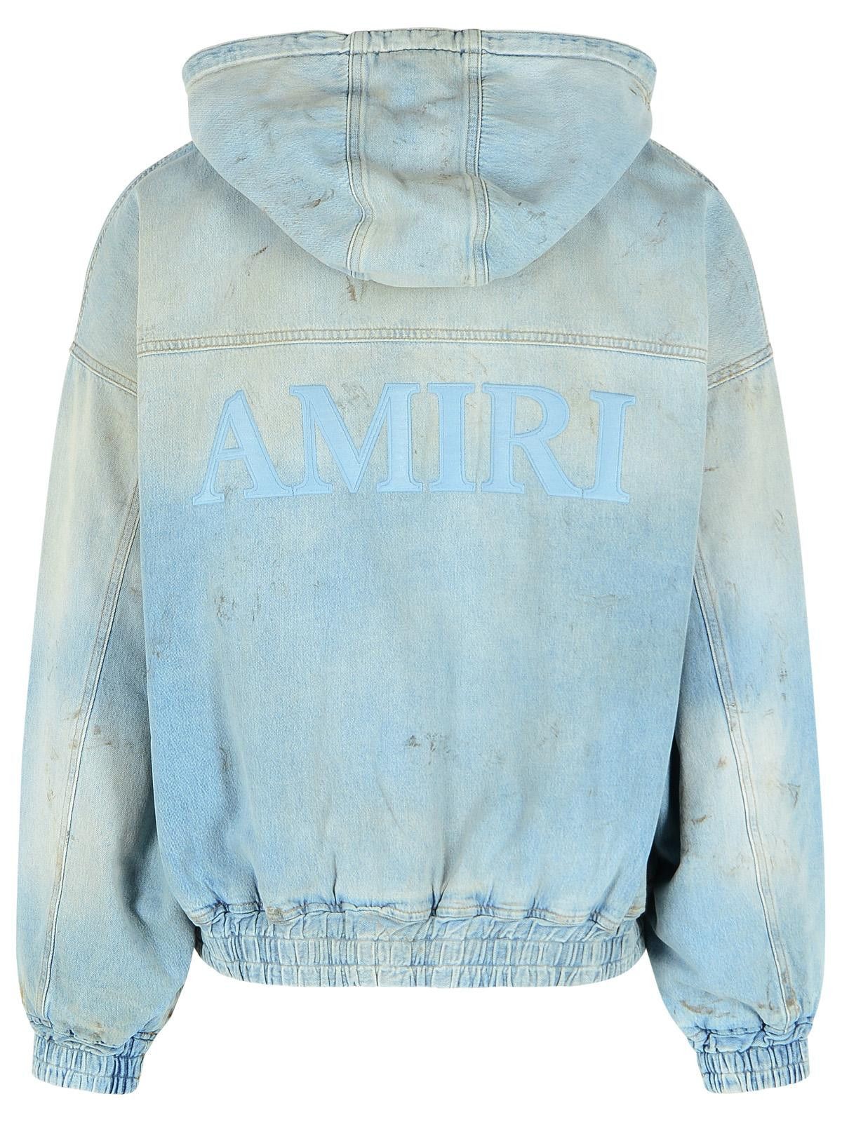 Amiri AMIRI Light Blue Cotton Jacket Size US L / EU 52-54 / 3 - 3 Thumbnail